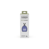 Sacos para Lixo 5L (20UN) – Cinza – IW8 – Joseph Joseph