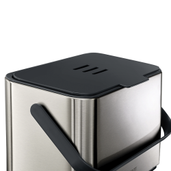 Recipiente para Resíduos Alimentares 4L – Cinza – Collect – Joseph Joseph
