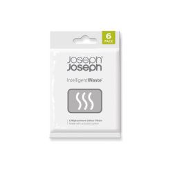 6 Filtros de Substituição para Odores – Preto – Joseph Joseph