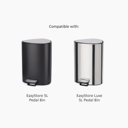 4 Rolos de Sacos Reciclados para o Lixo (x80) – Cinza – IW8 – Joseph Joseph