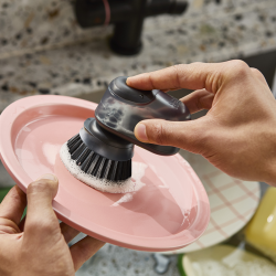 Conjunto de 2 Cabeças de Substituição para Escova – Preto – Sinktech – Joseph Joseph