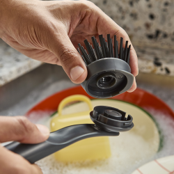 Conjunto de 2 Cabeças de Substituição para Escova – Preto – Sinktech – Joseph Joseph