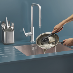 Conjunto de 2 Cabeças de Esfregão de Aço – Cinza – Sinktech – Joseph Joseph