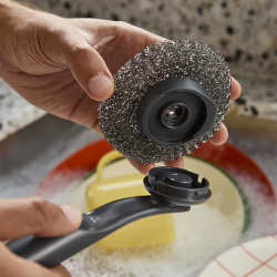 Conjunto de 2 Cabeças de Esfregão de Aço – Cinza – Sinktech – Joseph Joseph