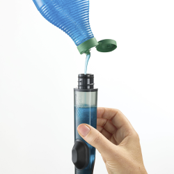 Escova com Doseador de Detergente e Cabeça de Substituição – Cinza e Transparente – SinkTech – Joseph Joseph