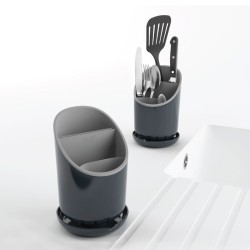 Escorredor e Organizador de Talheres – Cinza – Dock – Joseph Joseph