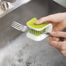 Escova para Facas e Talheres – Verde e Branco – Bladebrush – Joseph Joseph