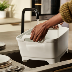 Recipiente para Lavar Loiça – Pedra e Verde – Wash&Drain – Joseph Joseph