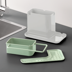 Organizador de Lava Loiça – Pedra e Verde – Caddy Pequeno – Joseph Joseph