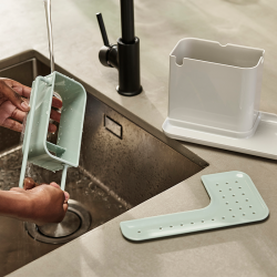 Organizador de Lava Loiça – Pedra e Verde – Caddy Pequeno – Joseph Joseph