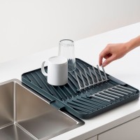 Escorredor Ajustável – Cinza – Flip-Up – Joseph Joseph