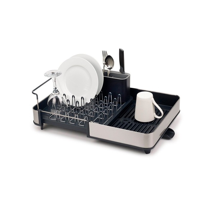 Escorredor Extensível – Preto e Inox – Extend – Joseph Joseph