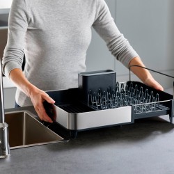 Escorredor Extensível – Preto e Inox – Extend – Joseph Joseph