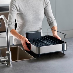 Escorredor Extensível – Preto e Inox – Extend – Joseph Joseph