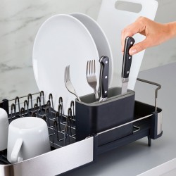 Escorredor Extensível – Preto e Inox – Extend – Joseph Joseph