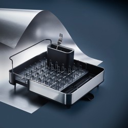 Escorredor Extensível – Preto e Inox – Extend – Joseph Joseph