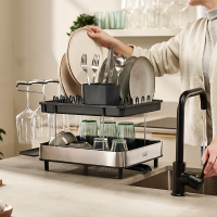 Escorredor de Loiça 2 Níveis – Inox – Excel – Joseph Joseph