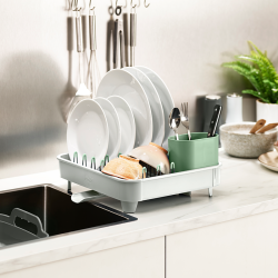 Escorredor de Loiça Extensível – Pedra e Verde – Extend – Joseph Joseph