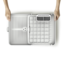 Escorredor Extensível – Pedra – Extend Steel – Joseph Joseph