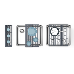 Escorredor Dobrável para Lava-Loiça – Cinza – Platform – Joseph Joseph