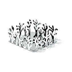 Porta-guardanapos Quadrado – Prateado – Mediterraneo – Alessi