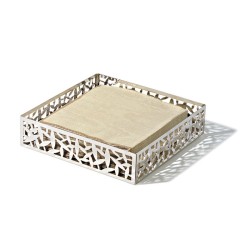 Porta-guardanapos Quadrado – Prateado – Cactus! – Alessi