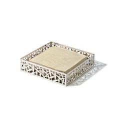 Porta-guardanapos Quadrado – Prateado – Cactus! – Alessi