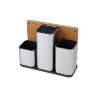 Organizador de Bancada – Inox – CounterStore 100 – Joseph Joseph