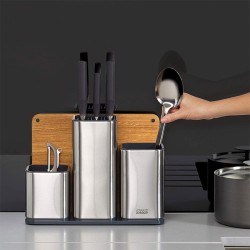 Organizador de Bancada – Inox – CounterStore 100 – Joseph Joseph