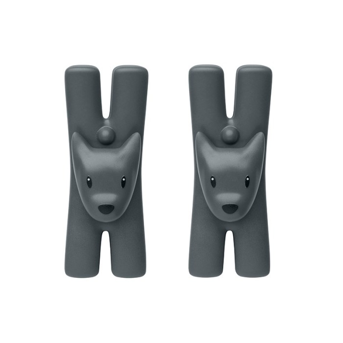 Conjunto de 2 Clipes Magnéticos – Preto – Giampo – A Di Alessi