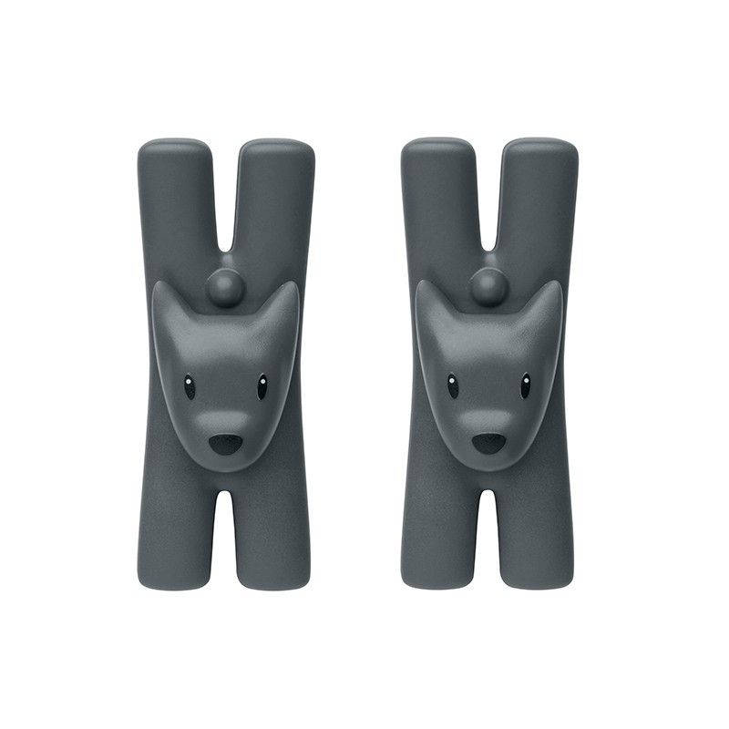 Conjunto de 2 Clipes Magnéticos – Preto – Giampo – A Di Alessi