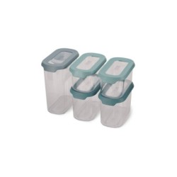 Conj. de 5 Recipientes Armazenamento – Azul – CupboardStore – Joseph Joseph