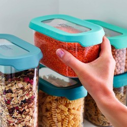 Conj. de 5 Recipientes Armazenamento – Azul – CupboardStore – Joseph Joseph