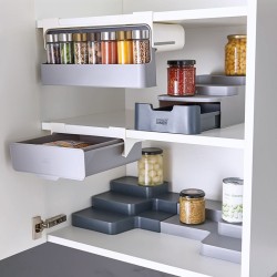 Organizador de Especiarias – Cinza – CupboardStore – Joseph Joseph