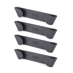 Conj. 4 Suportes para Tampas – Preto – CupboardStore – Joseph Joseph