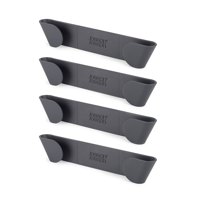 Conj. 4 Suportes para Tampas – Preto – CupboardStore – Joseph Joseph