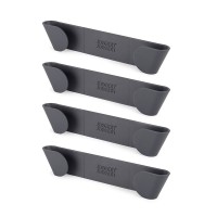 Conj. 4 Suportes para Tampas – Preto – CupboardStore – Joseph Joseph
