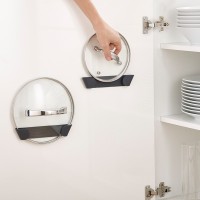 Conj. 4 Suportes para Tampas – Preto – CupboardStore – Joseph Joseph