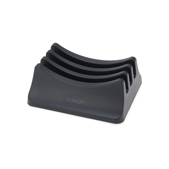 Suporte Arrumação para 3 Tampas – Preto – Space – Joseph Joseph