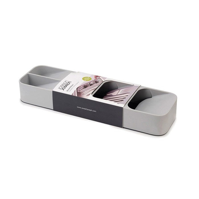 Organizador Compacto de Talheres – Cinza – DrawerStore – Joseph Joseph