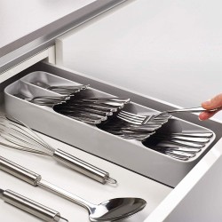 Organizador Compacto de Talheres – Cinza – DrawerStore – Joseph Joseph