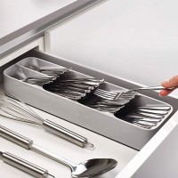 Organizador Compacto de Talheres – Cinza – DrawerStore – Joseph Joseph