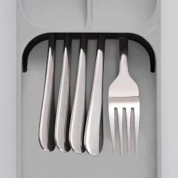Organizador Compacto de Talheres – Cinza – DrawerStore – Joseph Joseph