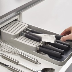 Organizador Compacto de Facas – Cinza – DrawerStore – Joseph Joseph