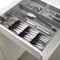 Organizador de Talheres e Gadgets – Cinza – DrawerStore – Joseph Joseph