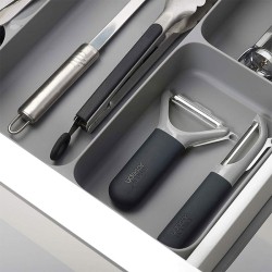 Organizador de Talheres e Gadgets – Cinza – DrawerStore – Joseph Joseph