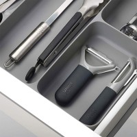 Organizador de Talheres e Gadgets – Cinza – DrawerStore – Joseph Joseph