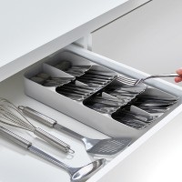 Organizador de Talheres Grande – Cinza – DrawerStore – Joseph Joseph