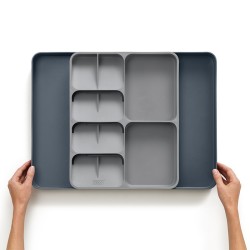 Organizador de Talheres e Gadgets Extensível – Cinza – DrawerStore – Joseph Joseph