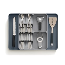 Organizador de Talheres e Gadgets Extensível – Cinza – DrawerStore – Joseph Joseph